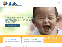 Tablet Screenshot of infanttoddler.com